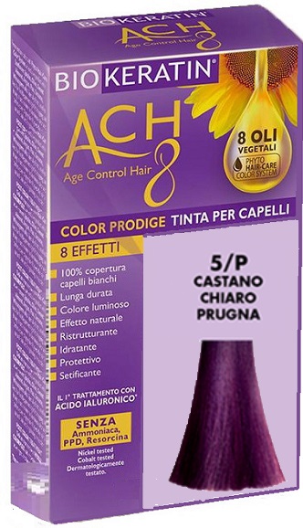 BIOKERATIN ACH8 COLOR PRODIGE 5/P CASTANO CHIARO PRUGNA - Speedyfarma.it