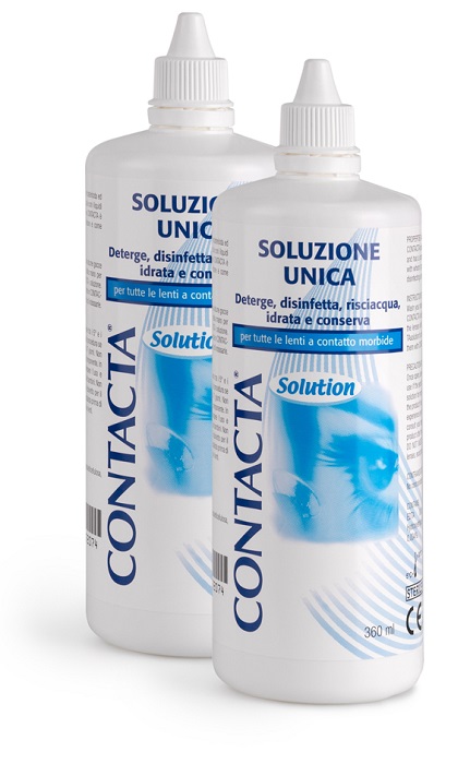 SOLUZIONE PER LENTI A CONTATTO CONTACTA 2 PEZZI 360 ML - Speedyfarma.it