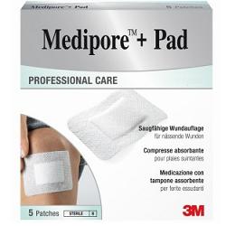 MEDICAZIONE MEDIPORE+PAD 10X10CM 5PEZZI - Speedyfarma.it