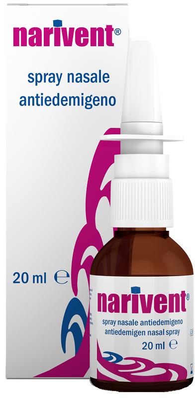 SPRAY NASALE ANTIEDEMIGENO NARIVENT FLACONE 20 ML - Speedyfarma.it