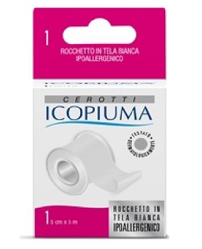 ICOPIUMA CEROTTO IN ROCCHETTO BIANCO CM 5X500 CM - Speedyfarma.it