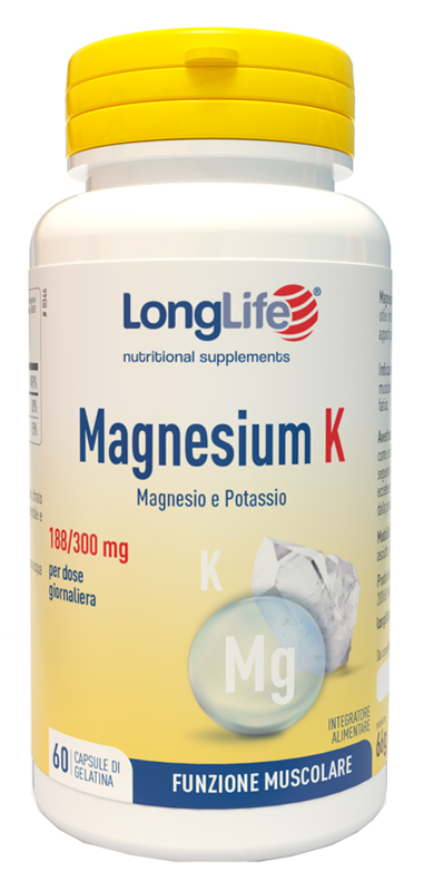 LONGLIFE MAGNESIUM K 60 CAPSULE - Speedyfarma.it