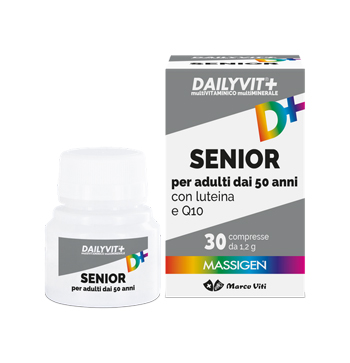 DAILYVIT+ SENIOR MULTIVITAMINICO E MULTIMINERALE 30 COMPRESSE - Speedyfarma.it