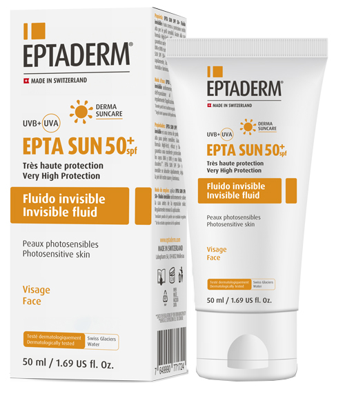 EPTA SUN SPF50+ FLUIDO INVISIBILE 50 ML - Speedyfarma.it