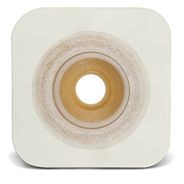 PLACCA CONVESSA NATURA+ PRETAGLIATA 19 MM FLANGIA 45 MM DURAHESIVE E CEROTTO MICROPOROSO 5 PEZZI - Speedyfarma.it