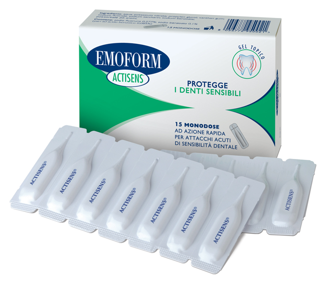 ACTISENS GEL EMOFORM 15 FLACONCINI 2 ML - Speedyfarma.it