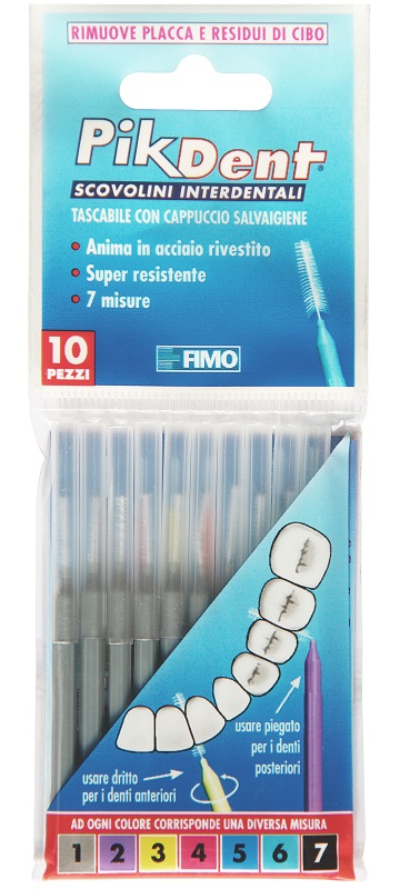PIKDENT STUZZICOLINO 1 GRIGIO 10 PEZZI - Speedyfarma.it