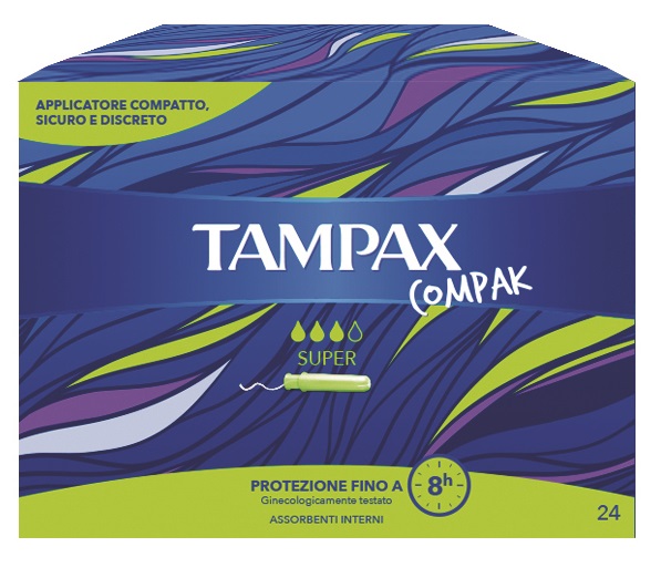 TAMPAX COMPAK SUPER 24 PEZZI - Speedyfarma.it