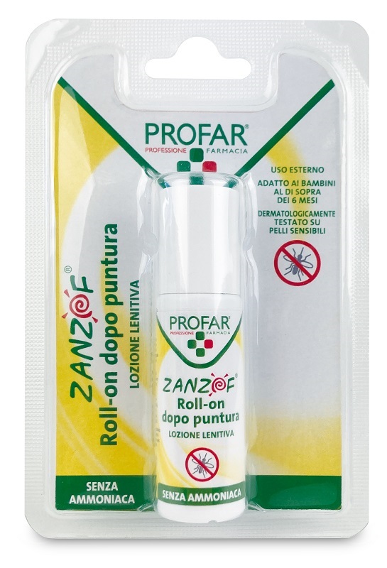 ZANZOF LOZIONE POST PUNTURA SENZA AMMONIACA ROLL-ON 20 ML PROFAR - Speedyfarma.it