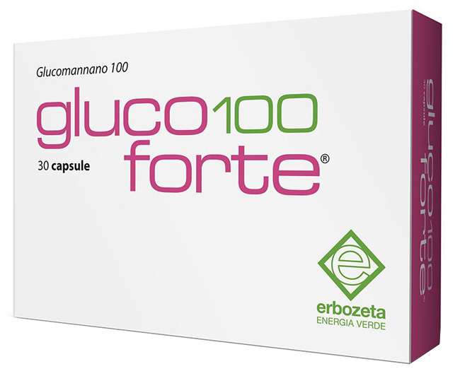 GLUCO 100 FORTE GLUCOMANNANO 100 30 CAPSULE DA 900 MG - Speedyfarma.it