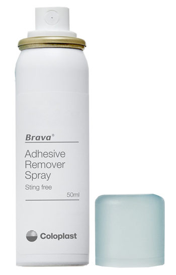 BRAVA SPRAY REMOVER PER DISTACCO DOLCE ADESIVI E DISPOSITIVI PER STOMIA 50 ML - Speedyfarma.it