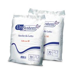 SACCA DI DRENAGGIO DA LETTO PER INCONTINENZA UROSYSTEM TUBO 130 CM SENZA SCARICO 30 PEZZI - Speedyfarma.it