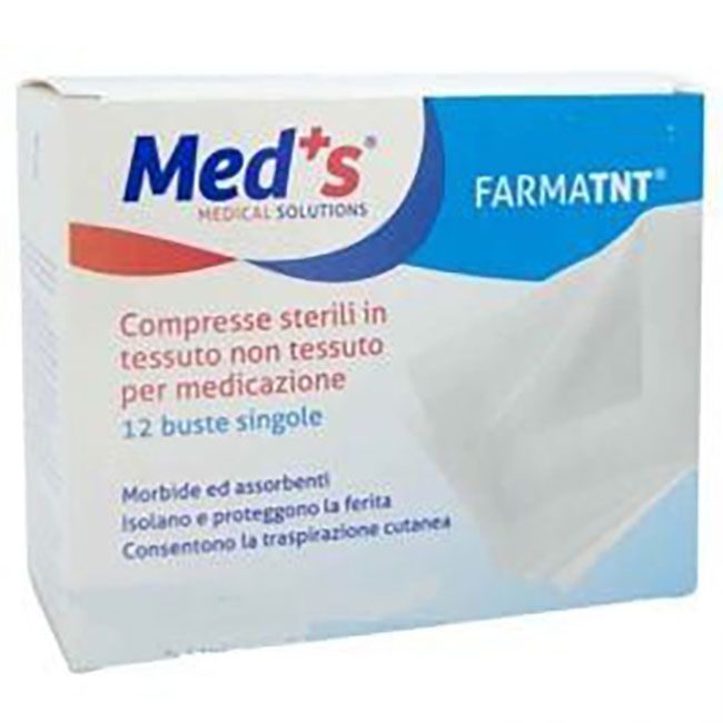 GARZA COMPRESSA MEDS TESSUTO NON TESSUTO 7,5X7,5 12 PEZZI PEEL OPEN - Speedyfarma.it