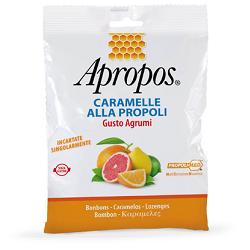 APROPOS CARAMELLE ALLA PROPOLI GUSTO AGRUMI 50 G - Speedyfarma.it