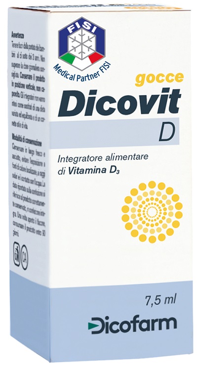 DICOVIT D VITAMINA D3 7,5 ML - Speedyfarma.it