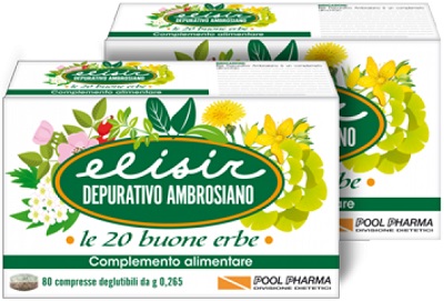 ELISIR DEPURATIVO AMBROSIANO 20 COMPRESSE 5,3 G - Speedyfarma.it