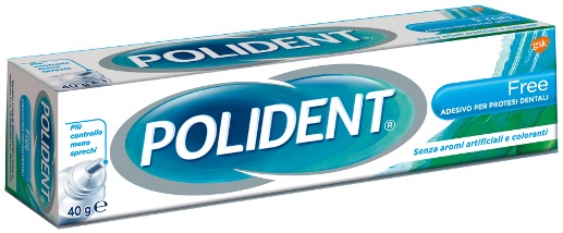 POLIDENT FREE ADESIVO PER PROTESI DENTARIA 40 G - Speedyfarma.it