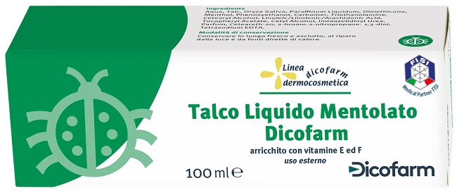 DICOFARM TALCO LIQUIDO MENTOLATO 100 ML - Speedyfarma.it