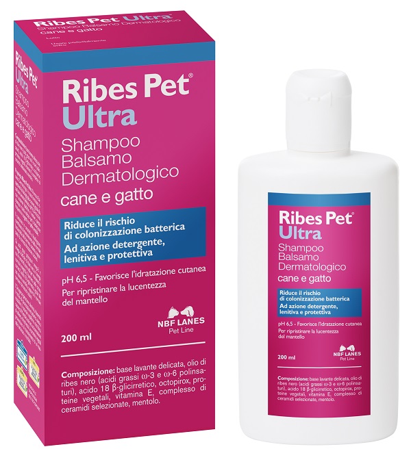 RIBES PET ULTRA SHAMPOO DERMATOLOGICO FLACONE 200 ML - Speedyfarma.it