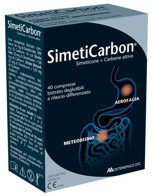 SIMETICARBON 40 COMPRESSE - Speedyfarma.it