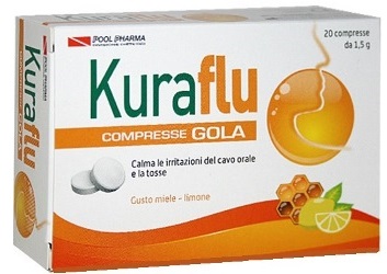 KURAFLU GOLA LIMONE/MIELE 20 COMPRESSE - Speedyfarma.it