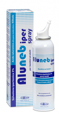 ALUNEB SOLUZIONE IPERTONICA 3% SPRAY NASALE 125 ML - Speedyfarma.it