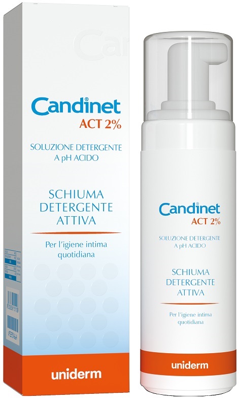 CANDINET ACT 2% SCHIUMA DETERGENTE ATTIVA 150 ML - Speedyfarma.it