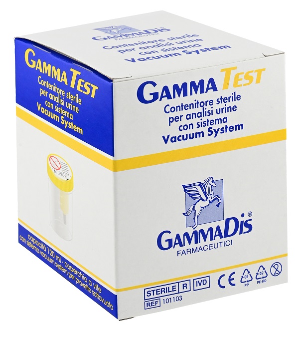 CONTENITORE STERILE PER URINA SOTTOVUOTO 120 ML GAMMADIS - Speedyfarma.it