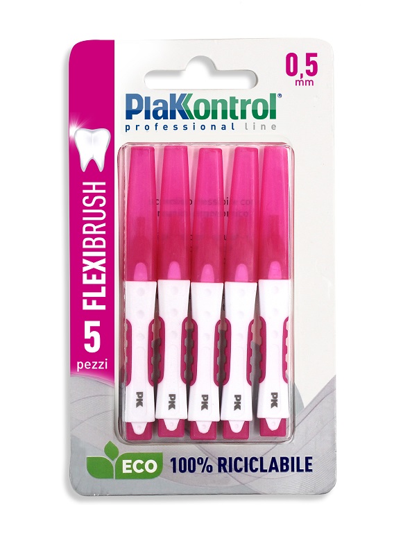 PLAKKONTROL SCOVOLINO INTERDENTALE FLEXI BRUSH05 BLISTER 5 PEZZI - Speedyfarma.it