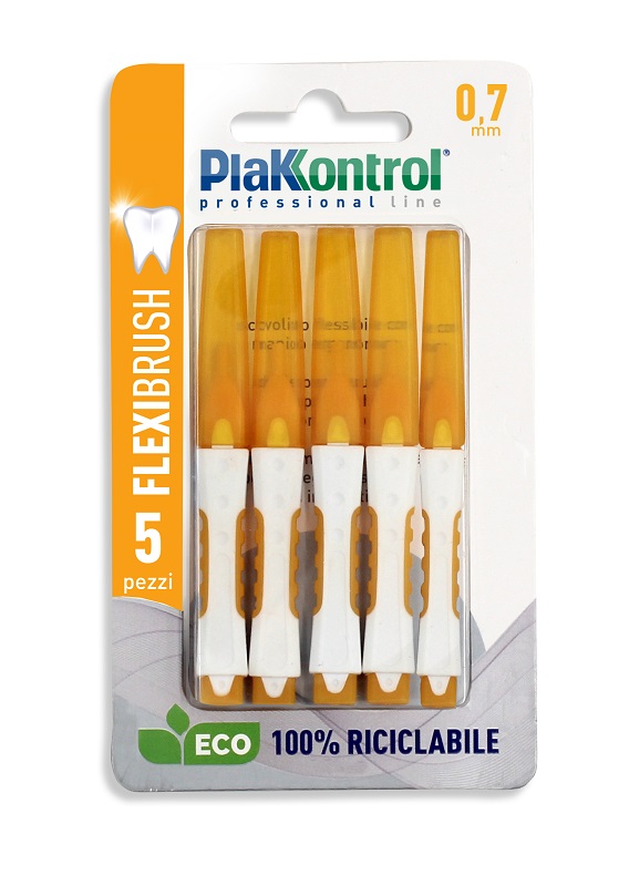 PLAKKONTROL SCOVOLINO INTERDENTALE FLEXI BRUSH07 BLISTER 5 PEZZI - Speedyfarma.it