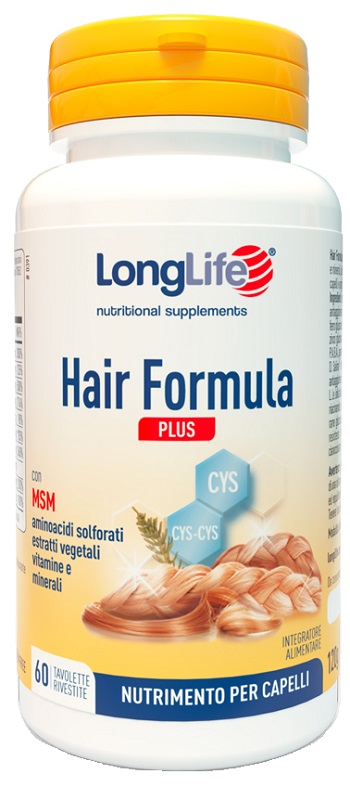 LONGLIFE HAIR FORMULA PLUS 60 TAVOLETTE - Speedyfarma.it