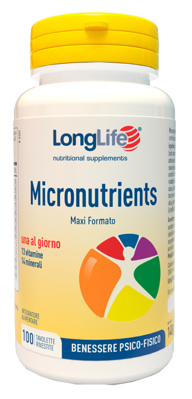 LONGLIFE MICRONUTRIENTS 100 TAVOLETTE - Speedyfarma.it