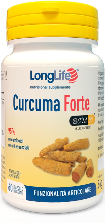 LONGLIFE CURCUMA FORTE 60 CAPSULE VEGETALI - Speedyfarma.it