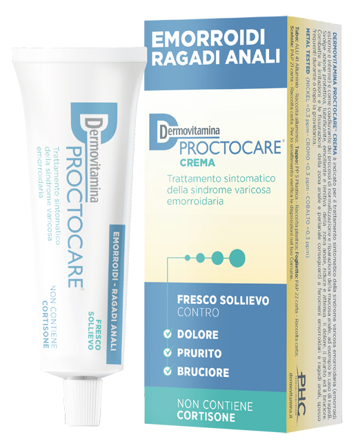 DERMOVITAMINA PROCTOCARE CREMA EMORROIDI RAGADI ANALI 30 ML CON CANNULA - Speedyfarma.it