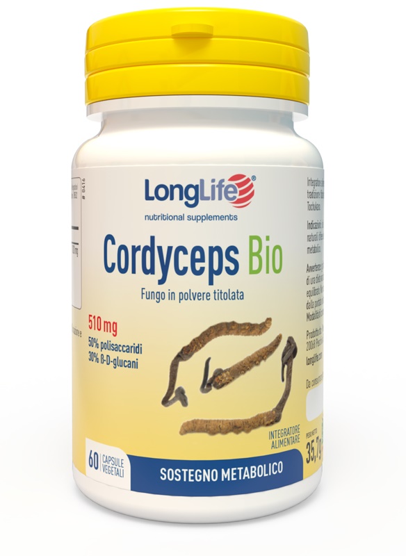 LONGLIFE CORDYCEPS BIO 60 CAPSULE - Speedyfarma.it
