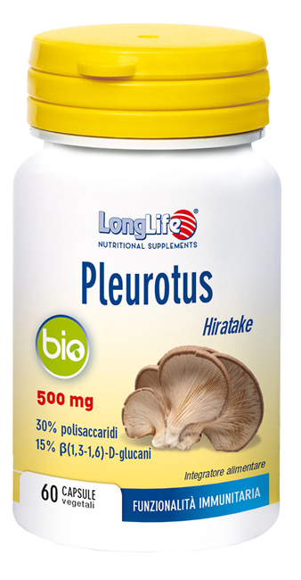 LONGLIFE PLEUROTUS BIO 60 CAPSULE - Speedyfarma.it