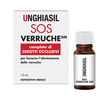 DISPOSITIVO MEDICO PER VERRUCHE IN FLACONE CON PENNELLINO 10 ML + 9 CEROTTI COPRIVERRUCA - Speedyfarma.it