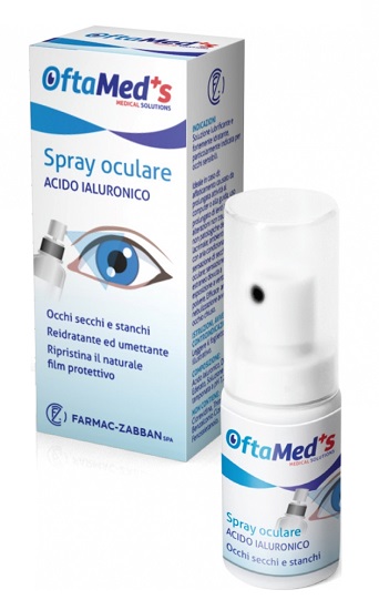 OFTAMED'S SPRAY CULARE OCCHI SECCHI E STANCHI ACIDO IALURONICO 10 ML - Speedyfarma.it
