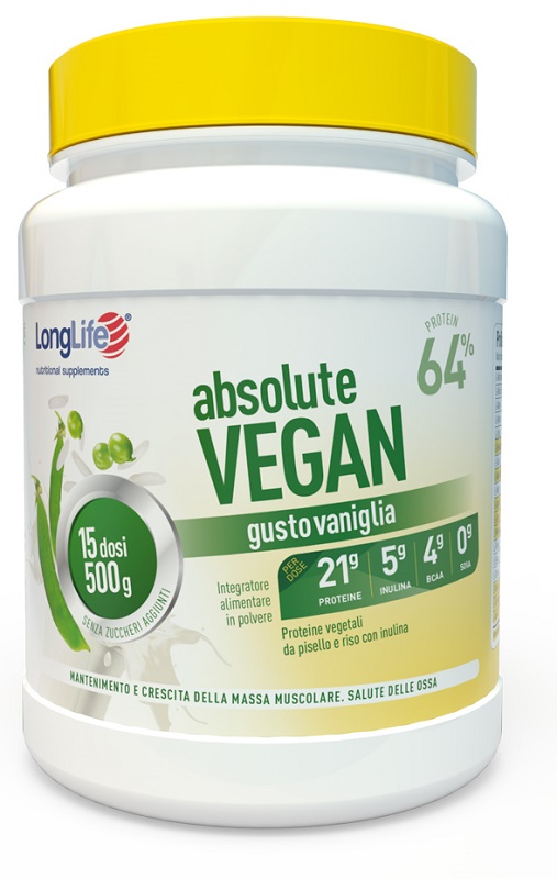 LONGLIFE ABSOLUTE VEGAN 500 G - Speedyfarma.it