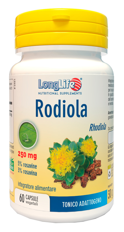 LONGLIFE RODIOLA 60 CAPSULE VEGETALI - Speedyfarma.it