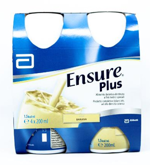 ENSURE PLUS BANANA 4 BOTTIGLIE DA 200 ML - Speedyfarma.it