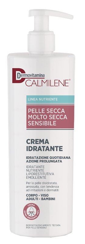 DERMOVITAMINA CALMILENE CREMA IDRATANTE PER PELLE SECCA, MOLTO SECCA O SENSIBILE 500 ML - Speedyfarma.it