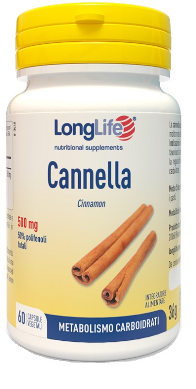 LONGLIFE CANNELLA 60 CAPSULE - Speedyfarma.it