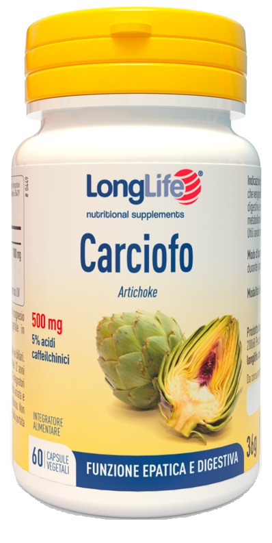 LONGLIFE CARCIOFO 60 CAPSULE VEGETALI - Speedyfarma.it