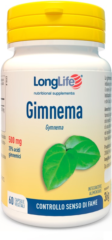 LONGLIFE GIMNEMA 60 CAPSULE VEGETALI - Speedyfarma.it