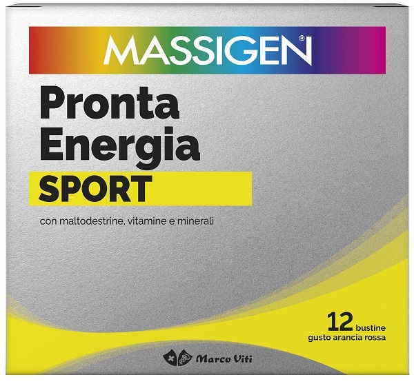 MASSIGEN SPORT PRONTA ENERGIA 12 BUSTINE - Speedyfarma.it