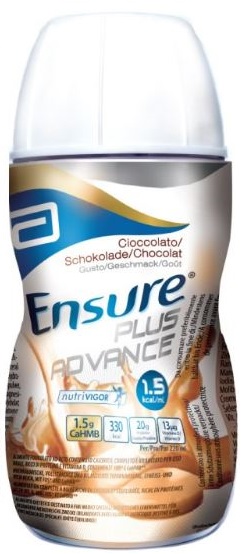 ENSURE PLUS ADVANCE CIOCCOLATO 4 BOTTIGLIE DA 220 ML - Speedyfarma.it
