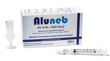 ALUNEB KIT SOLUZIONE ISOTONICA 15 FLACONCINI DA 4 ML + MAD NASAL ATOMIZZATORE - Speedyfarma.it