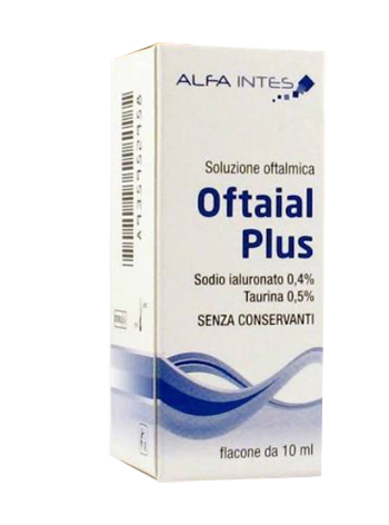 SOLUZIONE OFTALMICA OFTAIAL PLUS ACIDO IALURONICO 0,4% E TAURINA 10ML - Speedyfarma.it