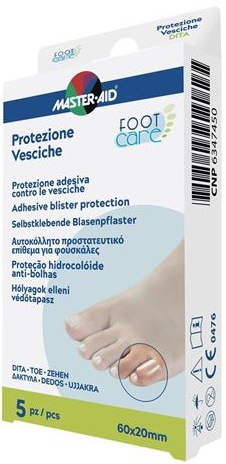 MASTER-AID FOOT CARE VESCICHE PROTEZIONE PER DITA 60X20 MM 5 PEZZI Scad.06/2026 - Speedyfarma.it